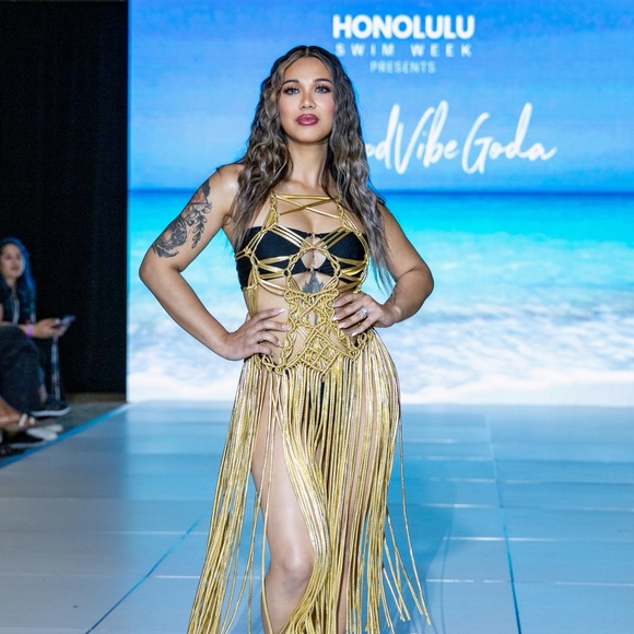 Handmade Macramé Rope Dress - Picture 2 of 16